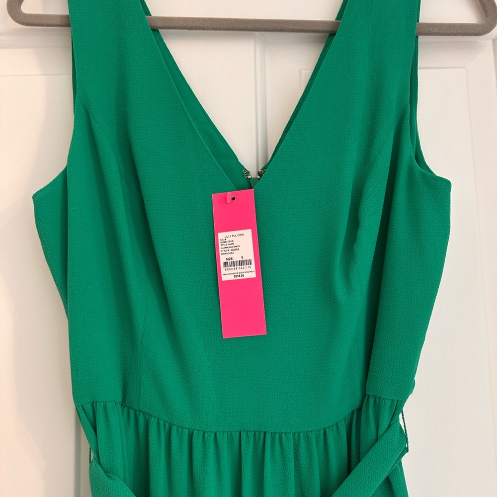 Lilly Pulitzer Maurice Emerald Green Maxi Dress - Picture 13 of 15